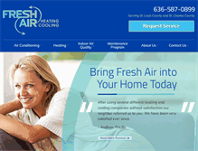 Tablet Screenshot of fresh-air.net